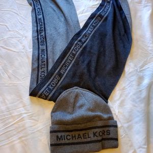 Michael Kors Men's Hat & Scarf Set